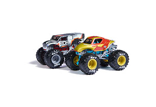 Monster Jam 1:64 Marvel 2 Pack Assorted